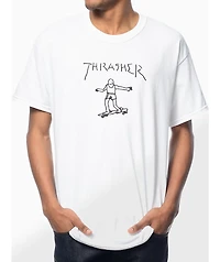 Thrasher Gonz White T-Shirt