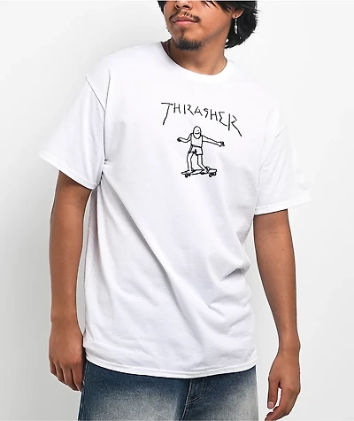 Thrasher Gonz White T-Shirt