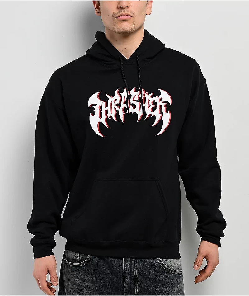 Thrasher Heavy Metal Black Hoodie