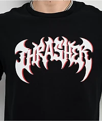 Thrasher Heavy Metal Black T-Shirt