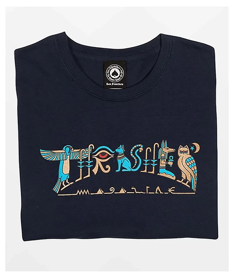 Thrasher Hieroglyphic Navy T-Shirt