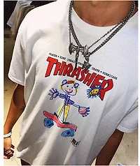 Thrasher Kid Cover White T-Shirt
