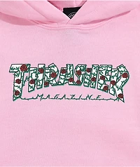 Thrasher Kids' Roses Pink Hoodie
