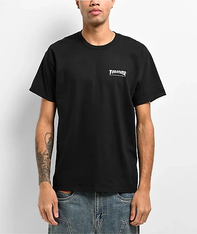 Thrasher Little Logo Black T-Shirt