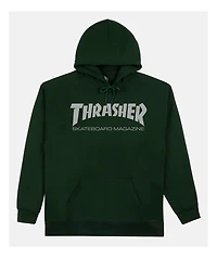 Thrasher Mag Logo Forest Green Hoodie