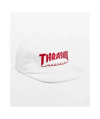 Thrasher Mag Logo White Snapback Hat