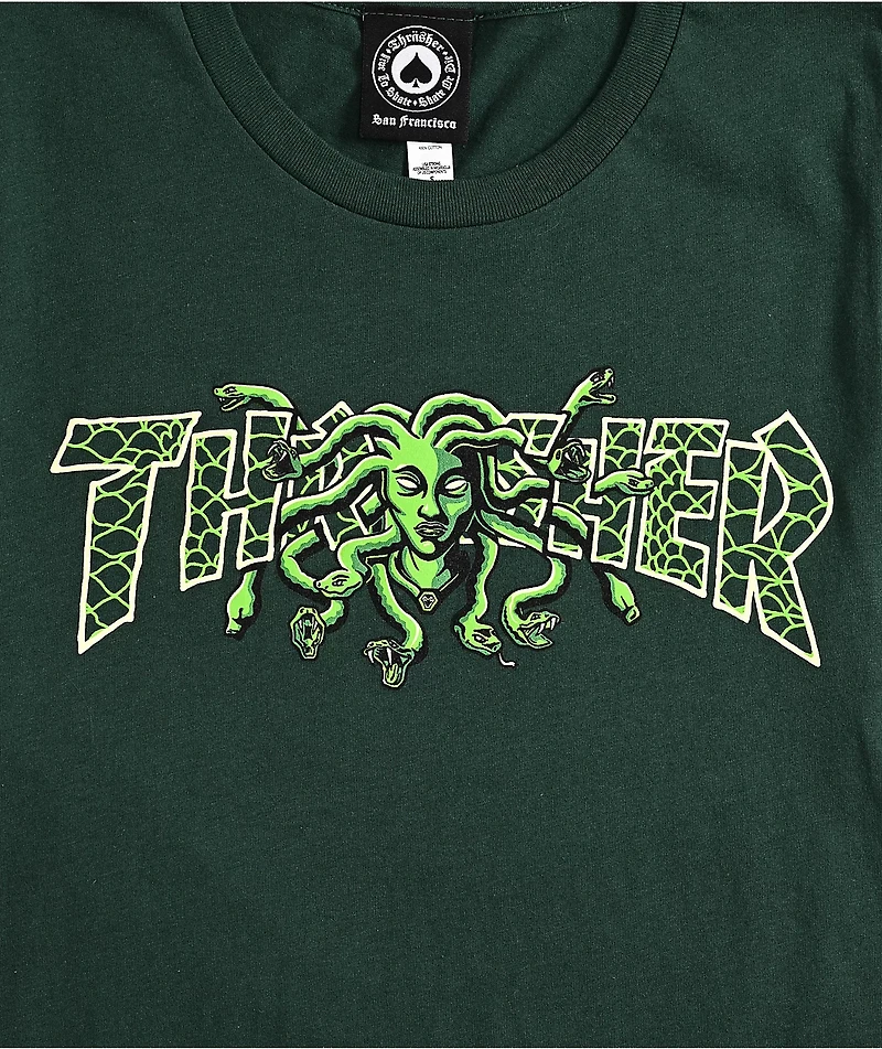 Thrasher Medusa Green T-Shirt