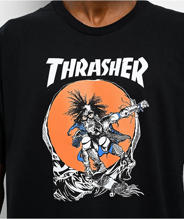 Thrasher Balloons Black T-Shirt Shop Midtown