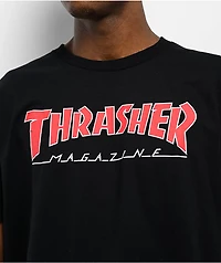 Thrasher Outline Black T-Shirt
