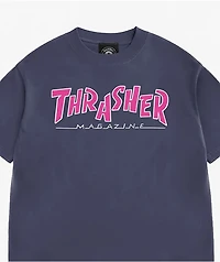 Thrasher Parra Mag Navy T-Shirt