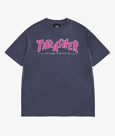 Thrasher Parra Mag Navy T-Shirt