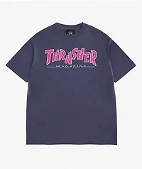 Thrasher Parra Mag Navy T-Shirt