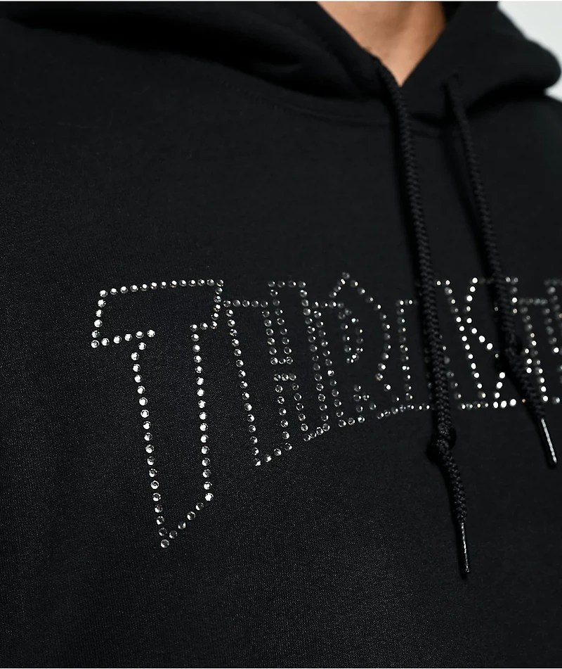 Thrasher Rhinestone Black Hoodie