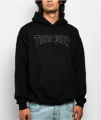 Thrasher Rhinestone Black Hoodie