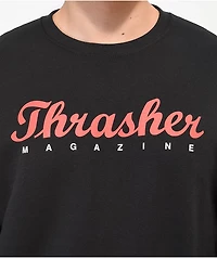 Thrasher Script Black Crewneck Sweatshirt
