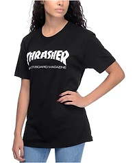 Thrasher Skate Mag Black Boyfriend Fit T-Shirt