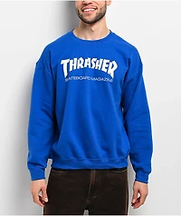 Thrasher Skate Mag Blue Crewneck Sweatshirt
