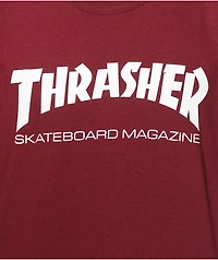 Thrasher Skate Mag Burgundy T-Shirt