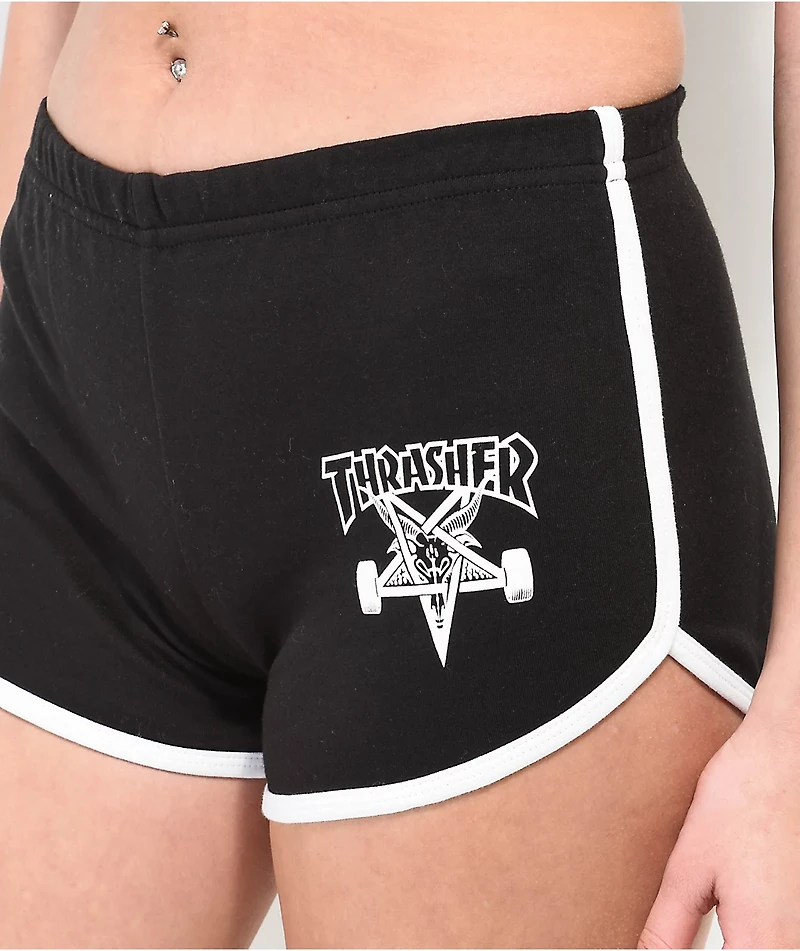 Thrasher Skategoat Night Black Sweat Shorts
