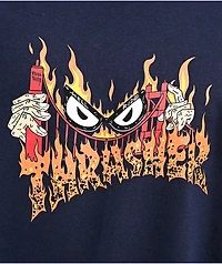 Thrasher Sucka Free Navy T-Shirt