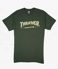 Thrasher Trademark Forest Green T-Shirt