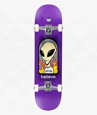 Thrasher x Alien Workshop Believe 8.25" Skateboard Complete
