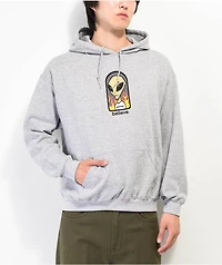 Thrasher x Alien Workshop Believe Grey Hoodie