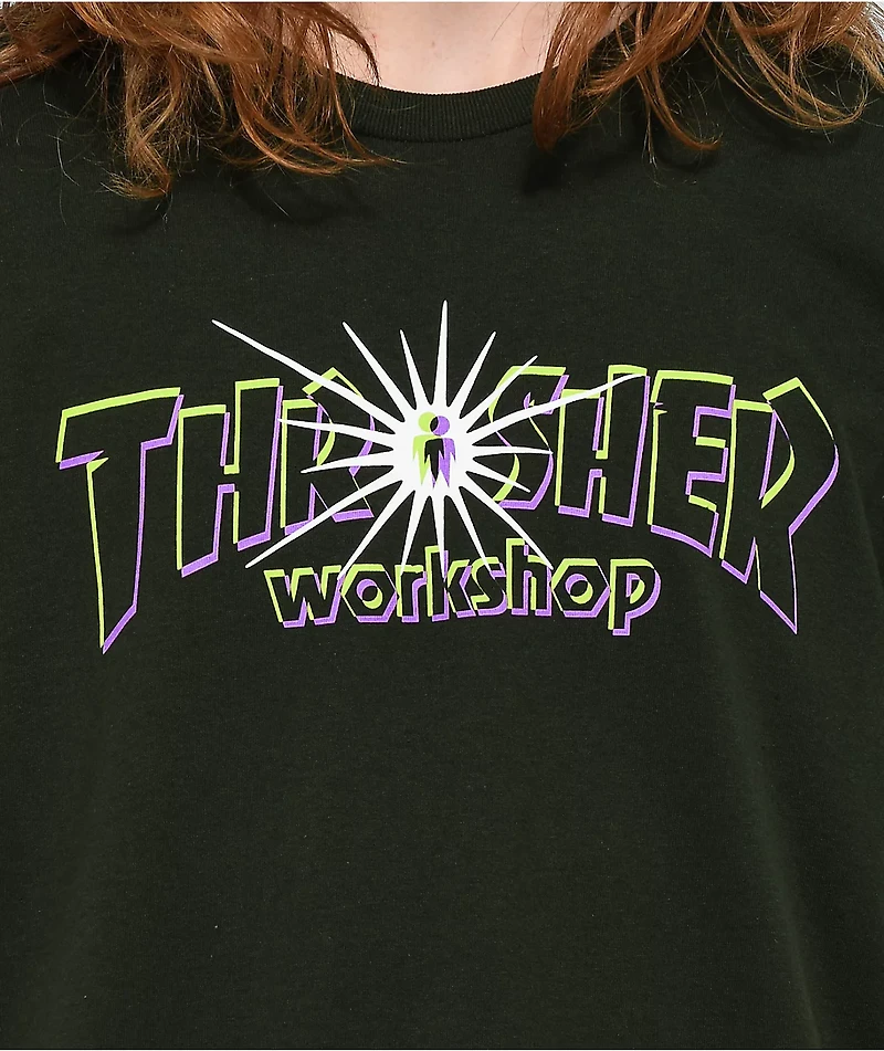 Thrasher x Alien Workshop Nova Green T-Shirt