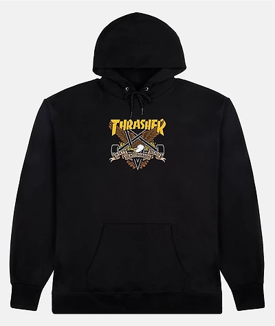 Thrasher x Anti-Hero Eaglegram Black Hoodie