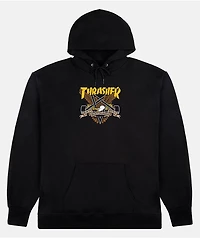 Thrasher x Anti-Hero Eaglegram Black Hoodie
