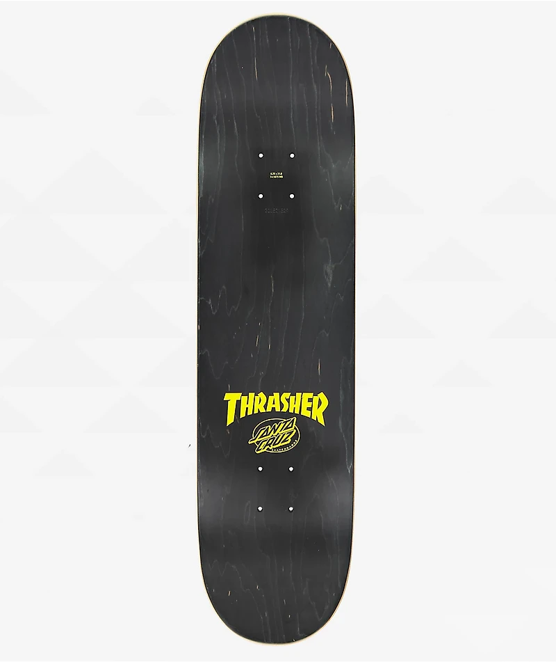 Thrasher x Santa Cruz Screaming Flame 8.25" Skateboard Deck
