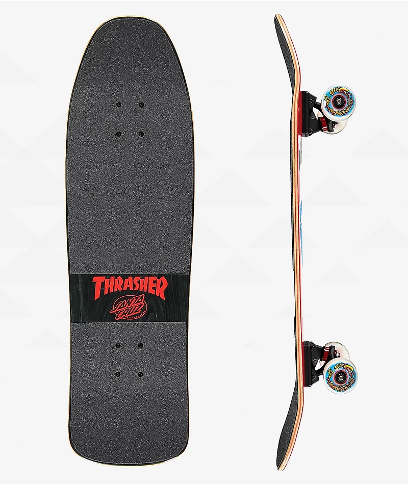 Thrasher x Santa Cruz Screaming Hand 9.35" Cruiser Skateboard Complete