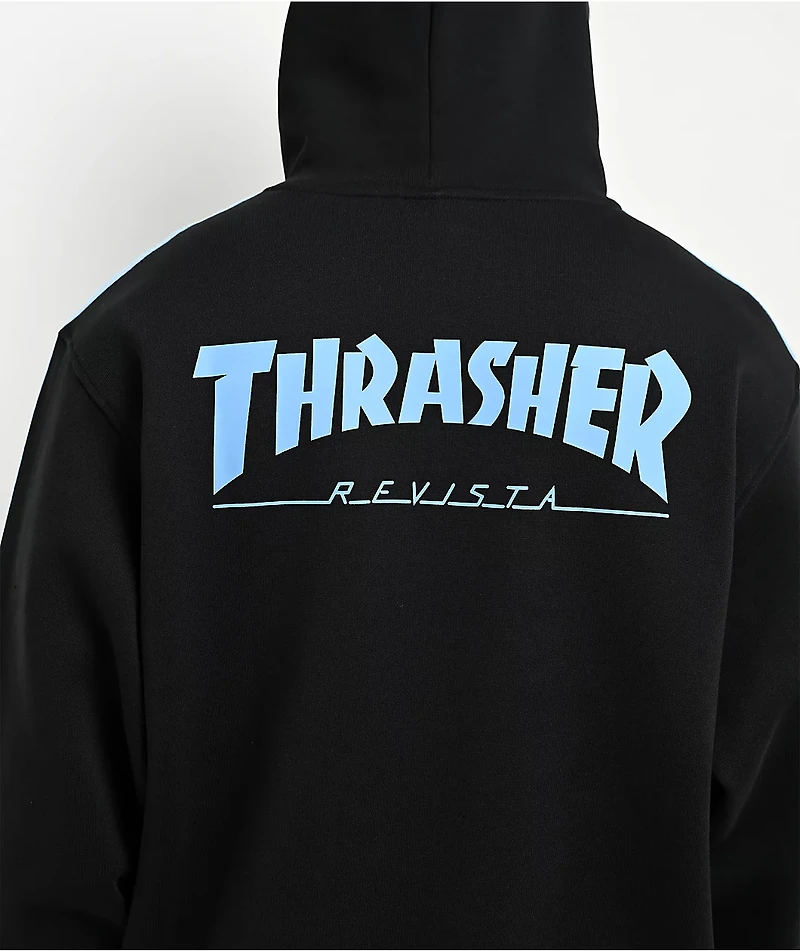 Thrasher x adidas x AFA Black Hoodie