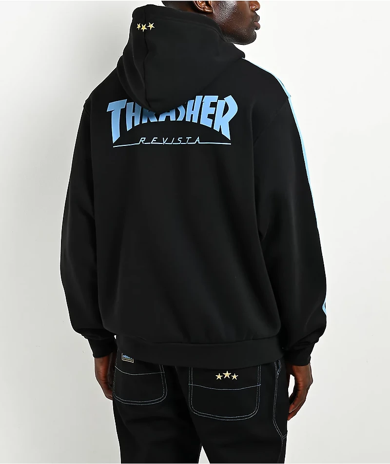 Thrasher x adidas x AFA Black Hoodie