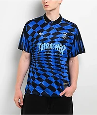 Thrasher x adidas x AFA Blue & Black Soccer Jersey