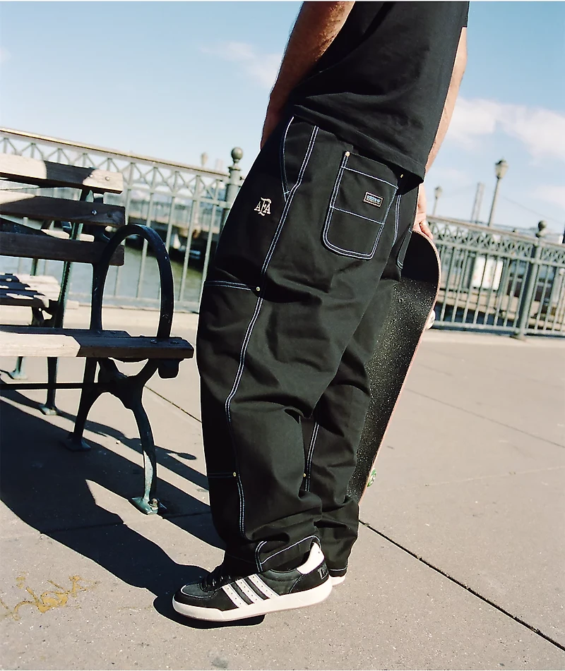 Thrasher x adidas x AFA Chino Black Canvas Jeans