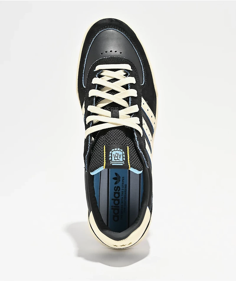 Thrasher x adidas x AFA Glenburn ADV Black & White Skate Shoes