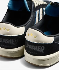 Thrasher x adidas x AFA Glenburn ADV Black & White Skate Shoes