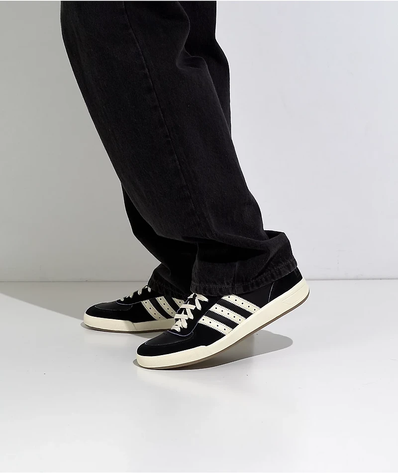 Thrasher x adidas x AFA Glenburn ADV Black & White Skate Shoes