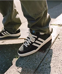 Thrasher x adidas x AFA Glenburn ADV Black & White Skate Shoes