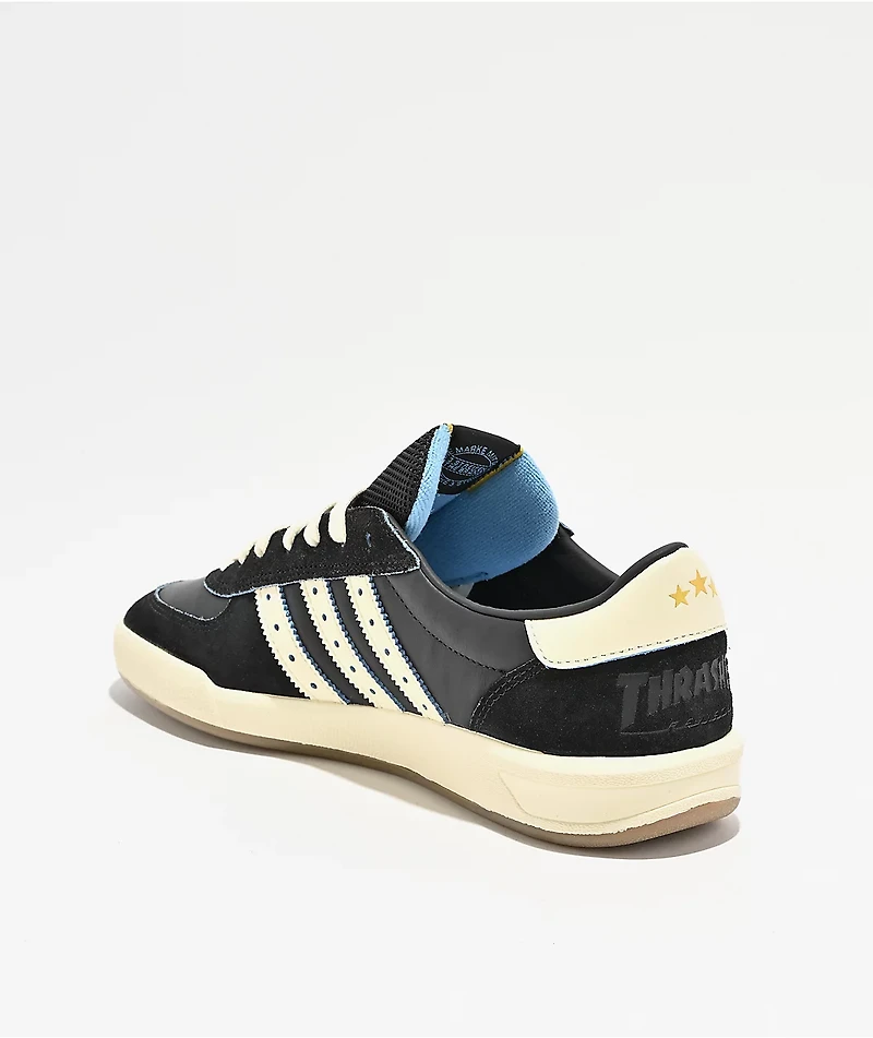 Thrasher x adidas x AFA Glenburn ADV Black & White Skate Shoes