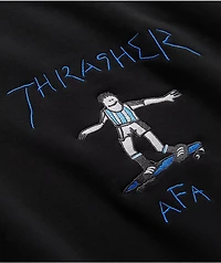 Thrasher x adidas x AFA Gonz Black Crewneck Sweatshirt