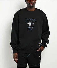 Thrasher x adidas x AFA Gonz Black Crewneck Sweatshirt