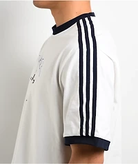 Thrasher x adidas x AFA Gonz White & Blue Ringer T-Shirt