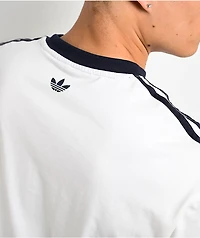 Thrasher x adidas x AFA Gonz White & Blue Ringer T-Shirt