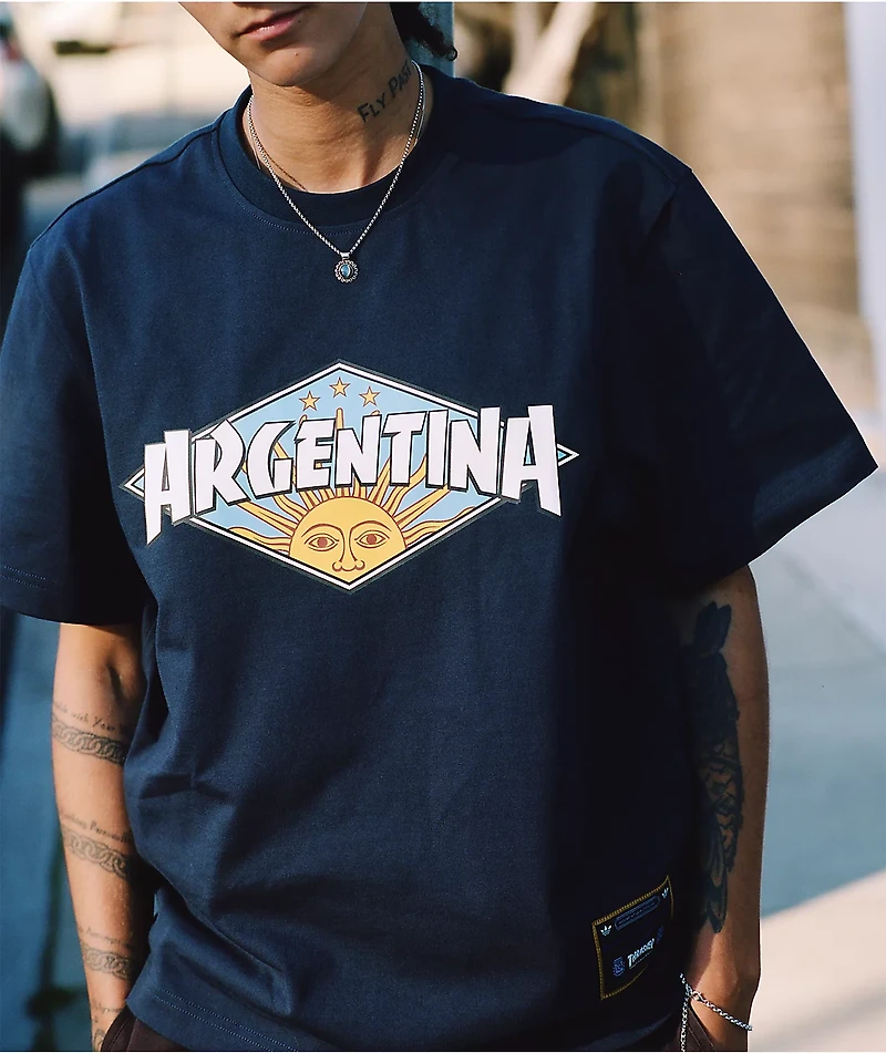 Thrasher x adidas x AFA Navy T-Shirt