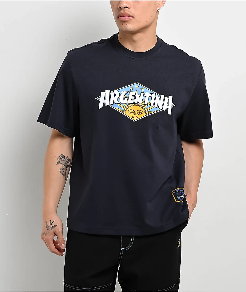 Thrasher x adidas x AFA Navy T-Shirt