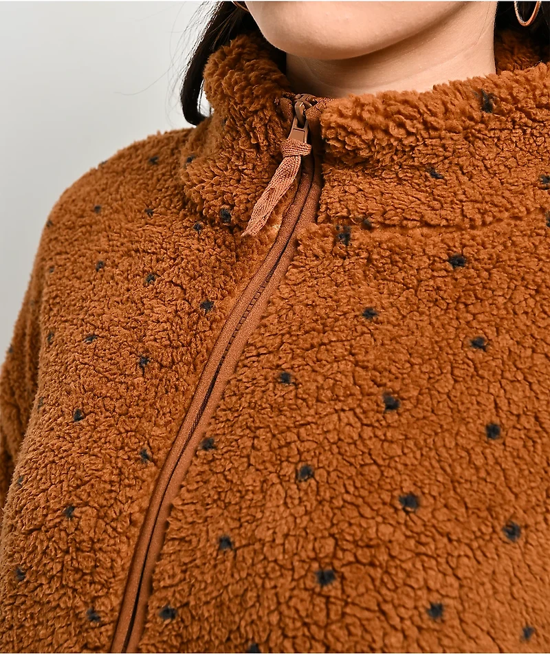 Thread & Supply Tolliver Brown Sherpa Jacket