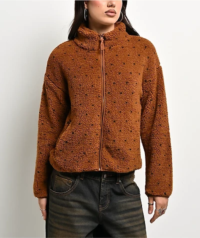Thread & Supply Tolliver Brown Sherpa Jacket