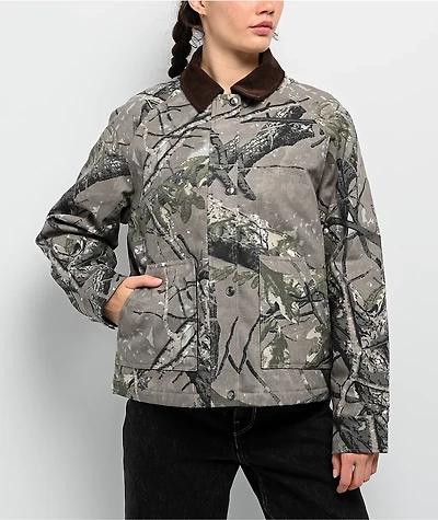 Thread & Supply Tree Torn Camo Work Jacket